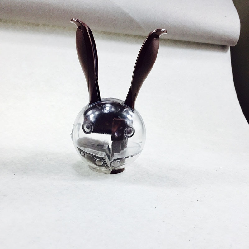 Portable Salt and Pepper Grinder Mini Manual Spice Grinder Multifunctional Kitchen Tools Black Rabbit Ears Abrader: Default Title