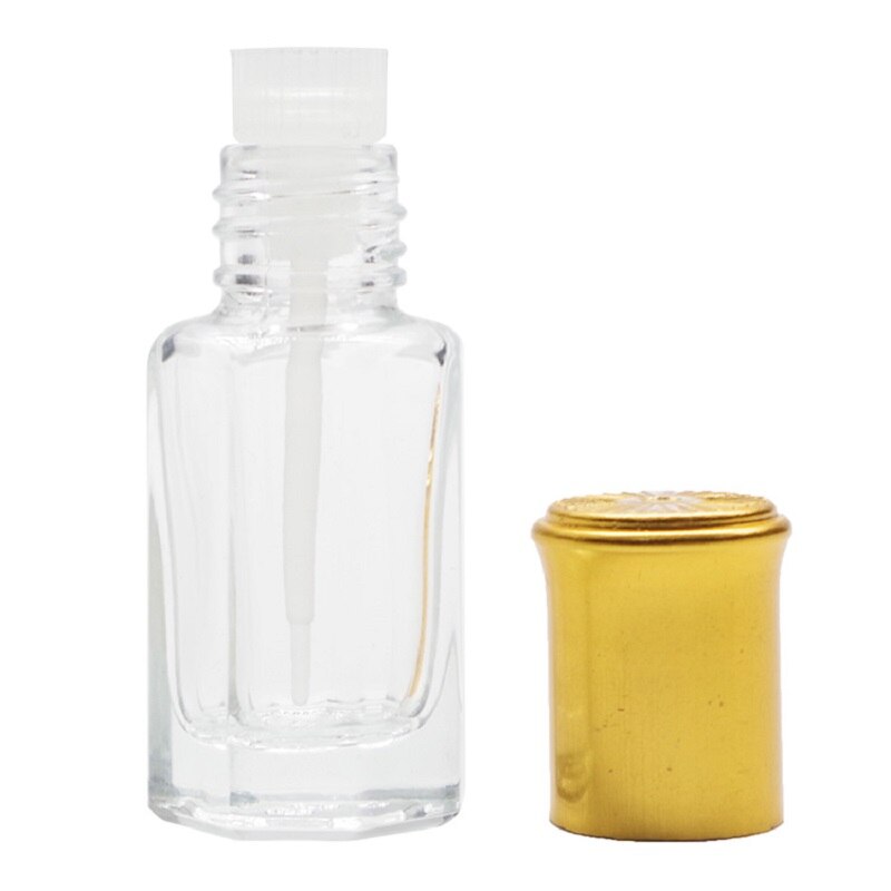 Attar Stick On Empty Gold Perfume Oud Oil Bottles / Attar Bottles 3ml 6ml 12ml
