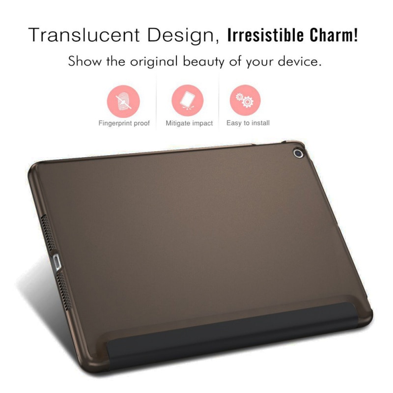 Funda huawei mediapad  m5 lite 10.1 bah 2-w19 bah 2-l09 magnetiskt läderfodral flip cover tabletfodral kickstand folio coque