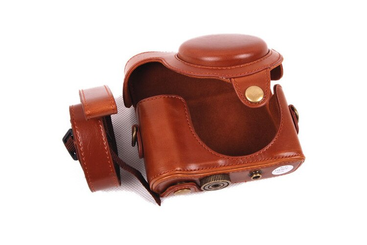 Leather Camera case bag for Sony Cyber-shot DSC-HX50 HX50V HX60 HX30