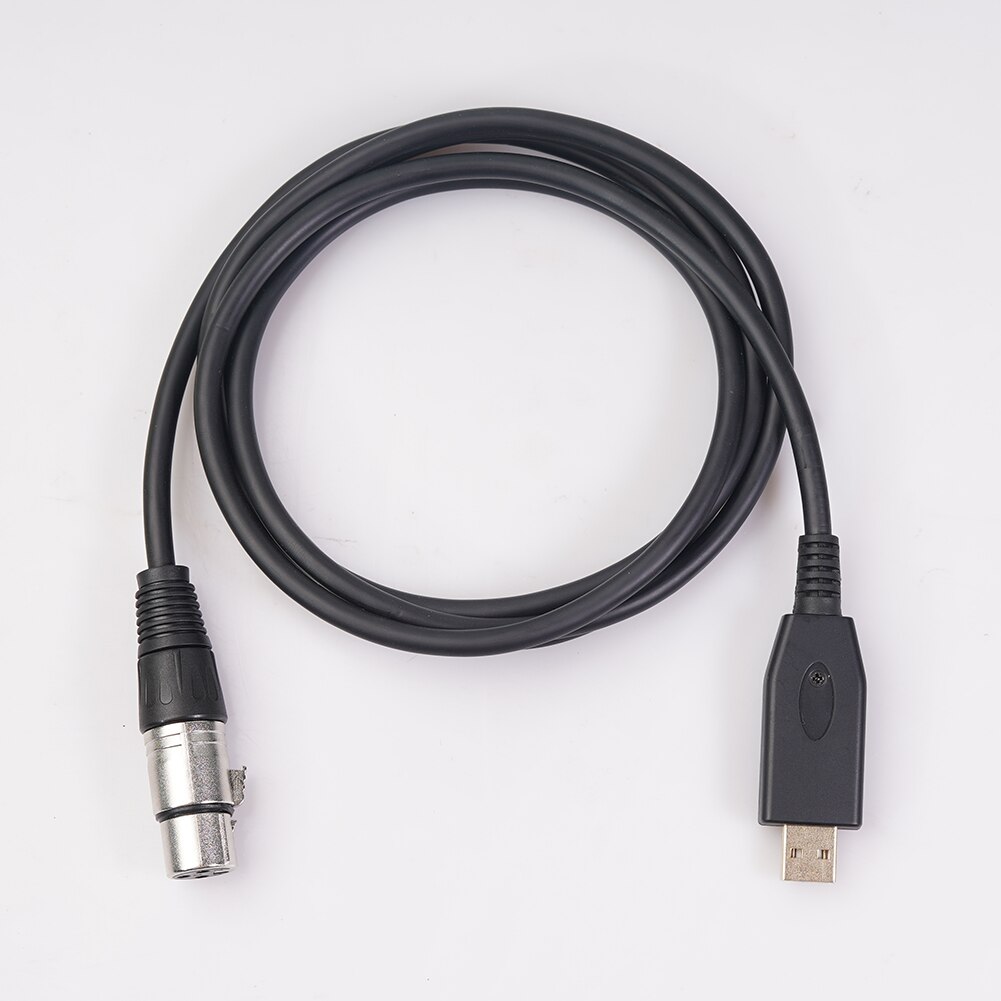 Condenser Microphone 3-pin XLR to USB Cannon Cable Cord for bm 800 Karaoke Studio Microphone Male to Female Extension Cable
