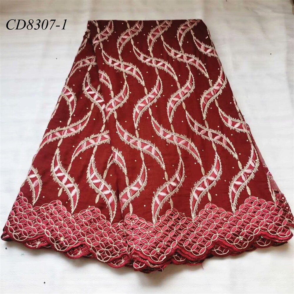 Cd8307 tungt vand grønne afrikansk schweizisk bomuld blonde stof 5 yards fancy blonder