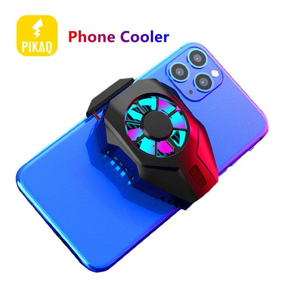 Draagbare Koelventilator Game Mobiele Telefoon Cooler Usb Aangedreven Radiator Voor Samsung Galaxy S21 S20 Note20 Ultra S21 S20 S10 s9 Plus