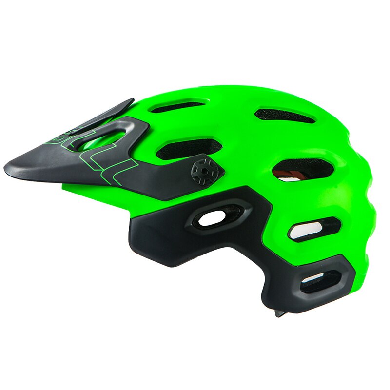 Cairbull SUPERCROSS MTB Road Bike Riding Safety Sports Helmet Men and Women&#39;s Universal Cool Camouflage: Fluorescent Green / L (58-62CM)