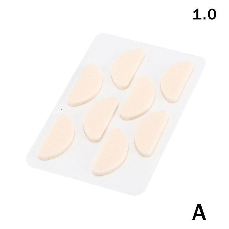 4 paar neuspads voor brillen, zelfklevende siliconen neuspads, antislip, witte dunne neuspads voor brillen, brillen en zonnebrillen: A