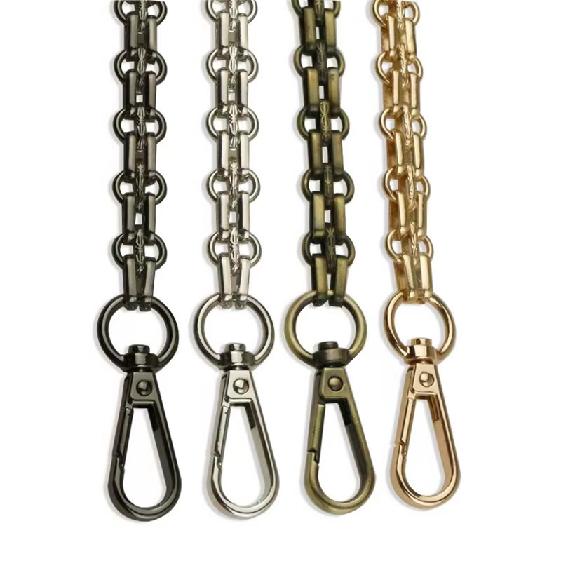 40-160 cm metalen portemonnee ketting stalen tas ketting brede schouderriem voor handtas handvat gesp accessoires 5 kleuren