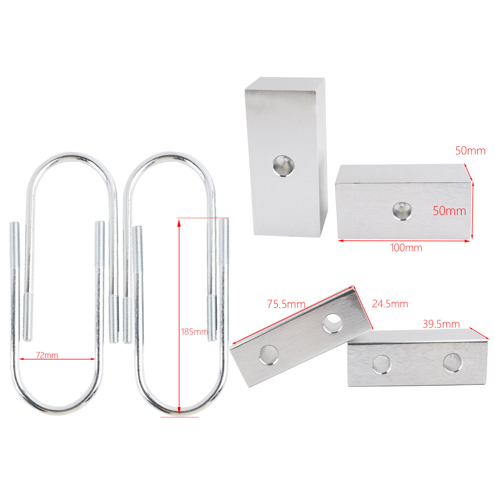 Suspension Lift Up Kits Coil Spacers Strut Shocks Absorber Spring Raise Aluminum For Hijet Truck S200 series 2WD 4WD