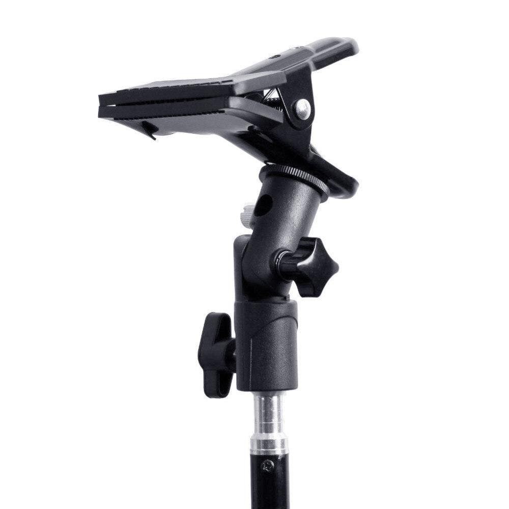 315g reflektor zacisk zacisk mocujący lekki statyw śruba mocująca 3/8 "dla zdjęcie 1/4" adapter obrotowy robić montażu studyjnego reflektor J2Y7