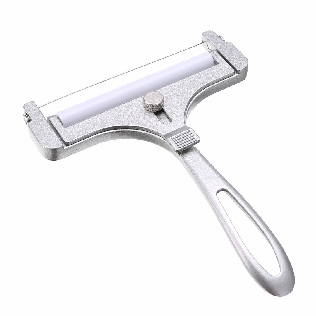 1 Pc Verstelbare Kaas Slicer Cutter Slice Tool Boter Schaafmachine Rasp Met Draad Legering Duurzaam Nuttig Koken Gereedschap Ongeveer 15 cm
