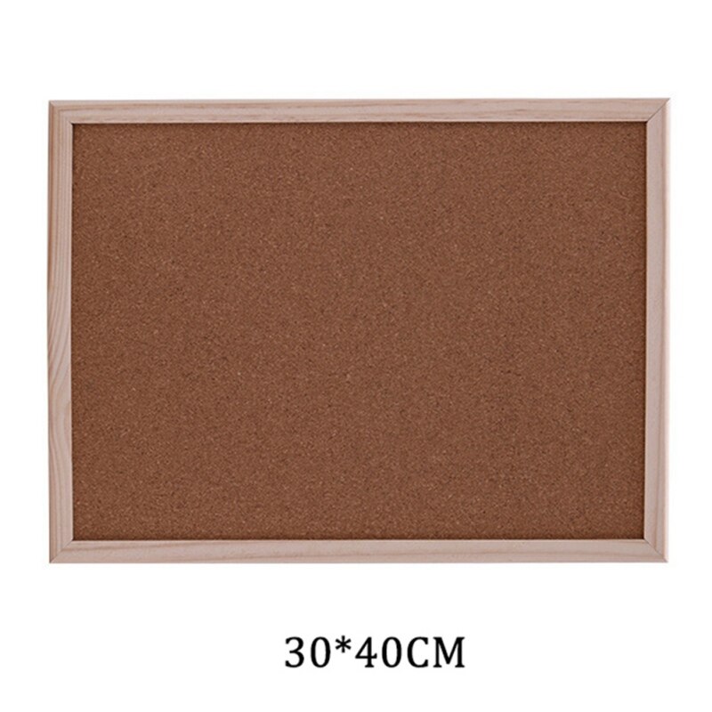 Decorative Board With Frame Cork Board Message Board Household Photo Wall Background Board: khaki
