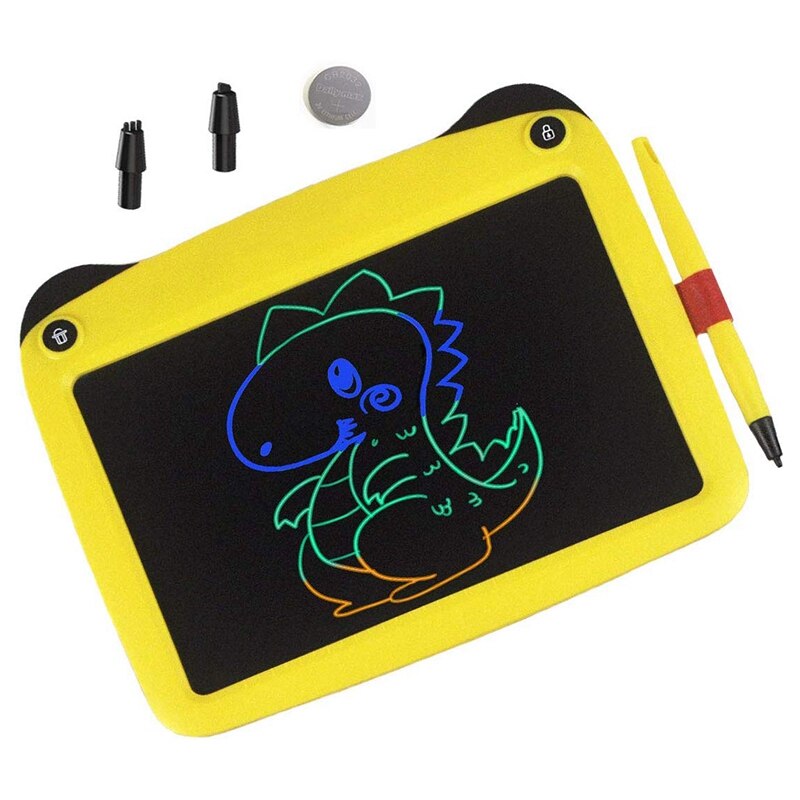 Farverigt  sn 9 tommer elektronisk skrivebræt doodlebræt-bedst til børn