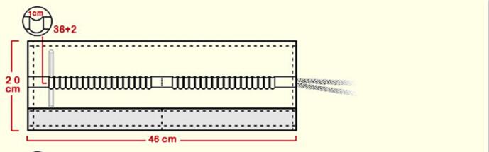 36/72- gats canvas oprolbare etui, pennenzakhouder en opbergvak: 36 gaten
