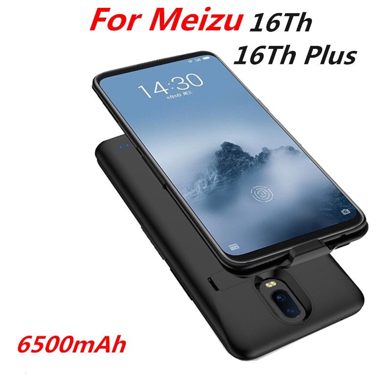 6500mAh Externe Handy, Mobiltelefon Batterie fallen für Meizu 16Th Plus Batterie fallen Tragbare Sicherung Batterie Ladung fallen für MEIZU 16Th