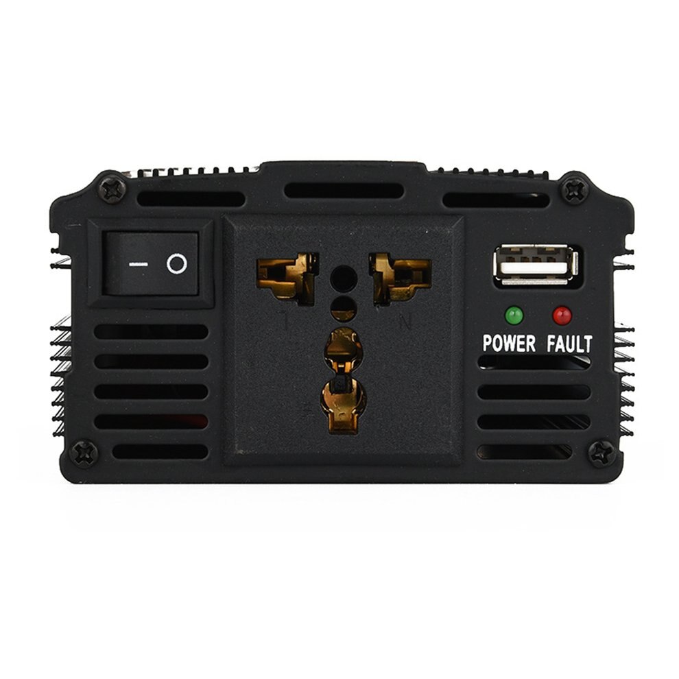 3000W High Power 12V to 220V Power Inverter with USB Port High Conversion Aluminum Alloy Housing Transformer