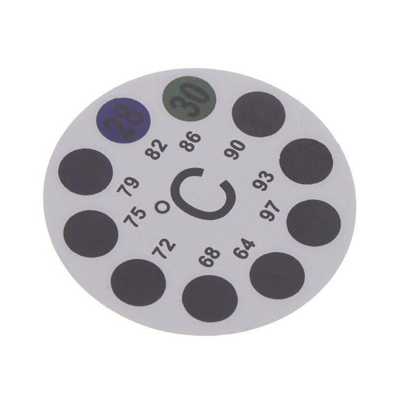 Aquarium thermometer sticker 18 to 36 temperatuur digitale weegschaal label plakbaar