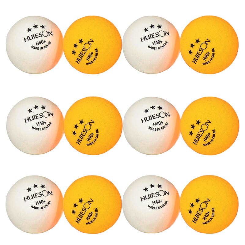 50/100pcs 3-Star Ping pong Ball H40+ ABS 2.8g Table Tennis Balls White Orange Amateur Advanced Training Competition
