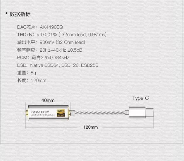 ibasso USED DC02 typec Android phone computer decoding headphone amplifier dac AK4490