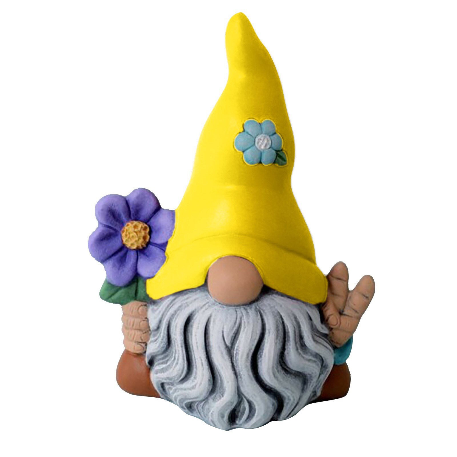 Fairy Garden Tiny Gnomes Statue Garden Courtyard Magic Garden Gnome Resin Statue Collectible Figurines Miniature Gardening Gnome: G