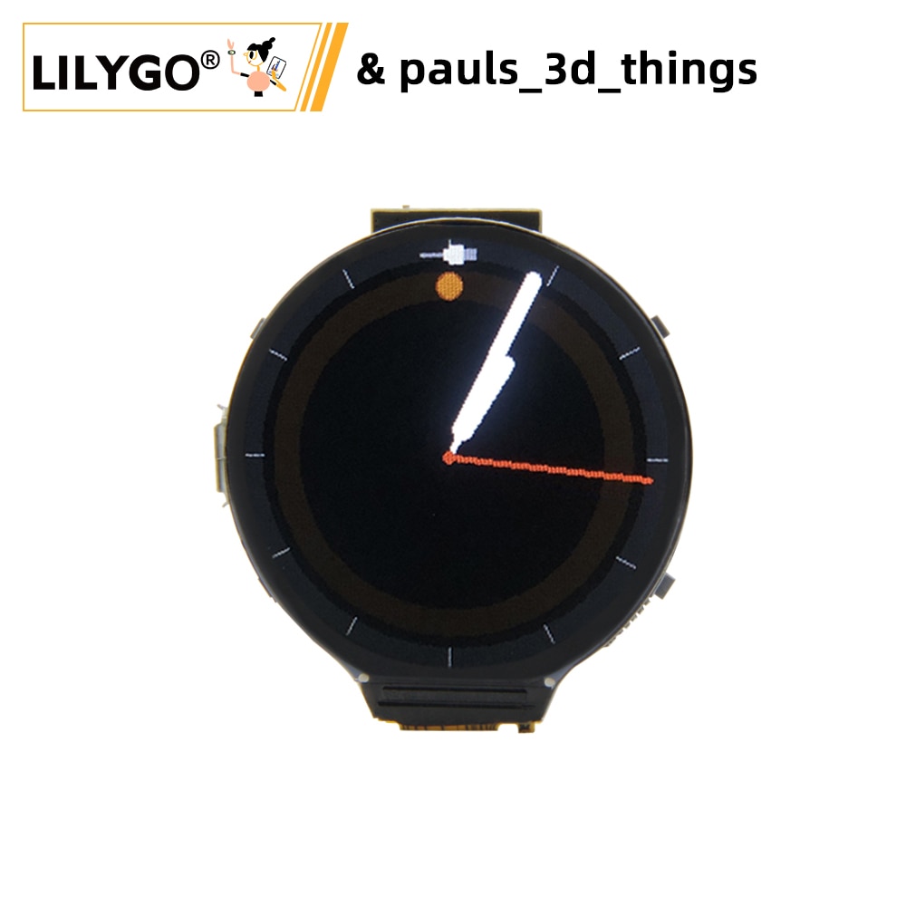 LILYGO® TTGO &amp; Pauls_3d_Things Open Smartwatch ESP32 Voor Arduino T-micro32 Open Source Programmeerbare Horloge Module Wifi Bluetooth