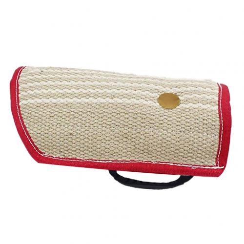 Malinois manches épaisses en lin pour Protection des morsures, chien de berger, Protection des morsures: Rouge