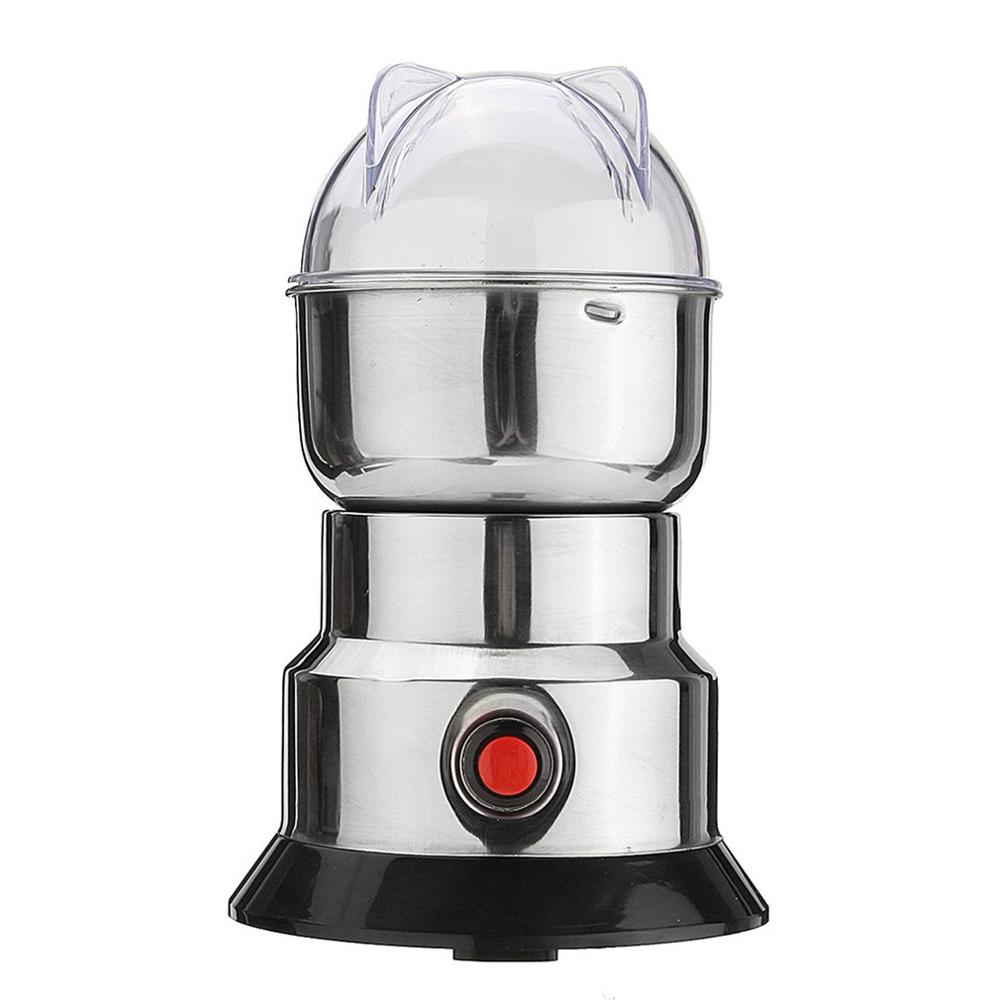 Moulin électrique à lames en acier inoxydable, multi-usage, pour herbes, épices, noix, grains de café, Machine de broyage domestique: Add EU Plug