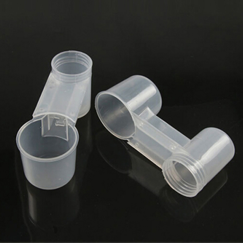 Bouteille d'eau en plastique transparent | 2 pièces, mangeoire pour oiseaux, gobelet pour volaille, Dove Pigeon oiseau