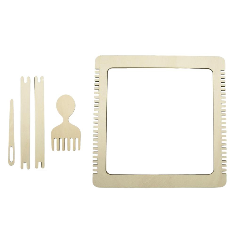 Weefgetouw Kids Multi-Craft Houten Weefgetouw Met Kam En Shuttle Voor Beginners En Kinderen
