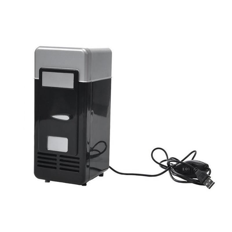 Refrigerador para coche de 5V, Mini congelador portátil multifuncional USB de doble uso, refrigerador eléctrico para coche, Picnic en casa