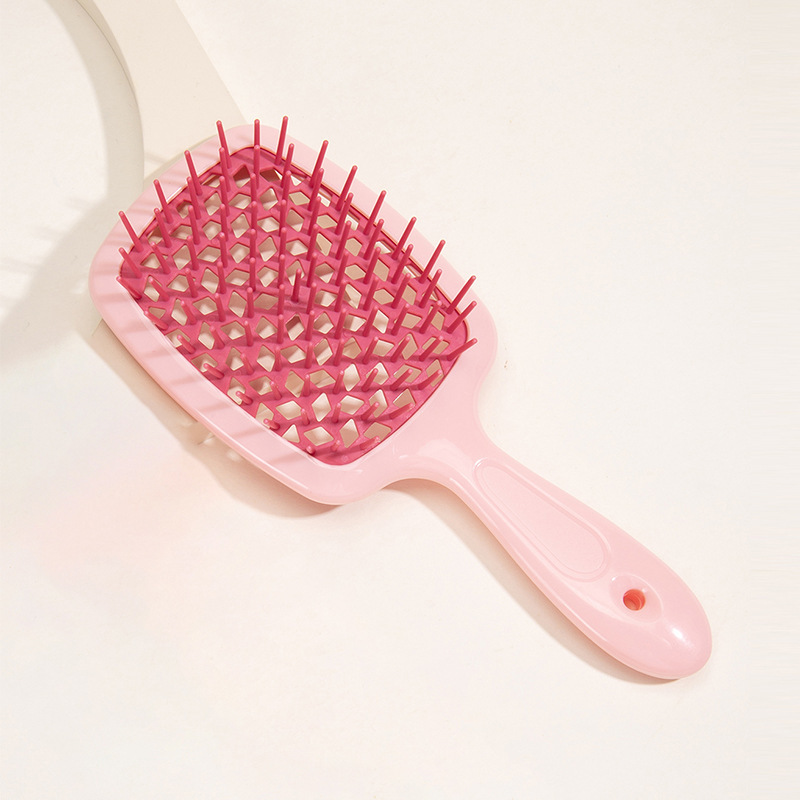 Peigne de Massage du cuir chevelu ajouré, brosse de Massage pour shampoing, pour bain, lavage des cheveux, flacon pulvérisateur, outils de Salon de coiffure, 1/2 pièces: Or