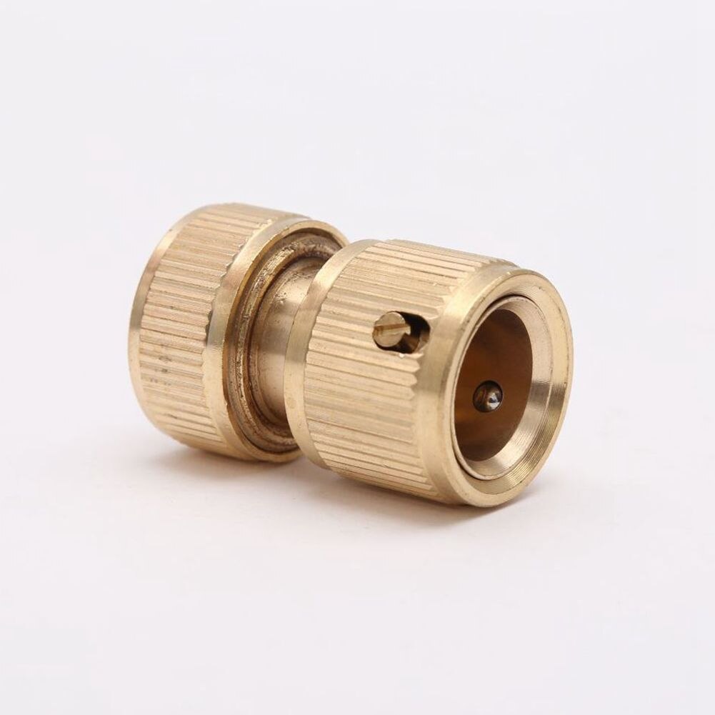 DSHA Metal Garden Water Hose Connector Can Be Through Water Pipe Connector Accessories Watering Garden Hose Connector