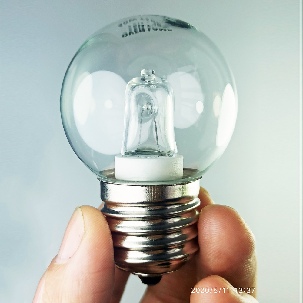 E27 40W Oven Lamp High temperature Tungsten Heat Resistant light Salt Bulb Cooker Hood Lamp refrigerator light High temperature