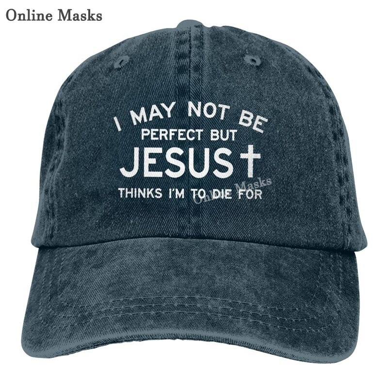 Denim Cap Jesus The Way The Truth The Life Baseball Dad Cap Adjustable Classic Sports for Men Women Hat: 13