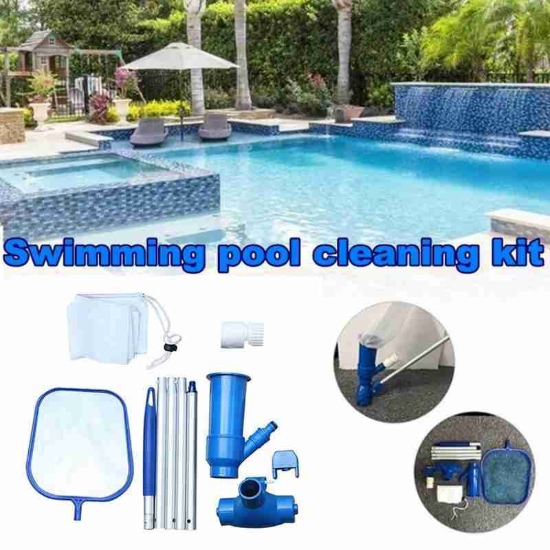 Swimming Pool Cleaning Net Kit Swimming Pool Maintenance Tool Suction Head Cleaning Net Kit Durable Cleaning Tool Accessories
