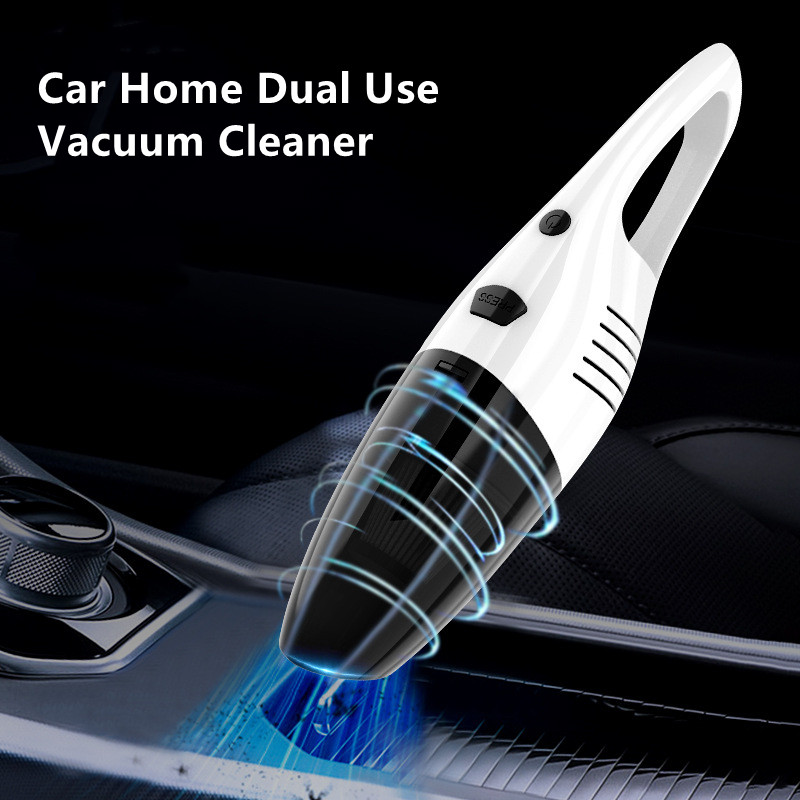 Portable Handheld Car Vacuum Cleaner Wet and Dry High Suction Wireless Mini Rechargeable Vacuum Cleaner for Car Interior Cleaner