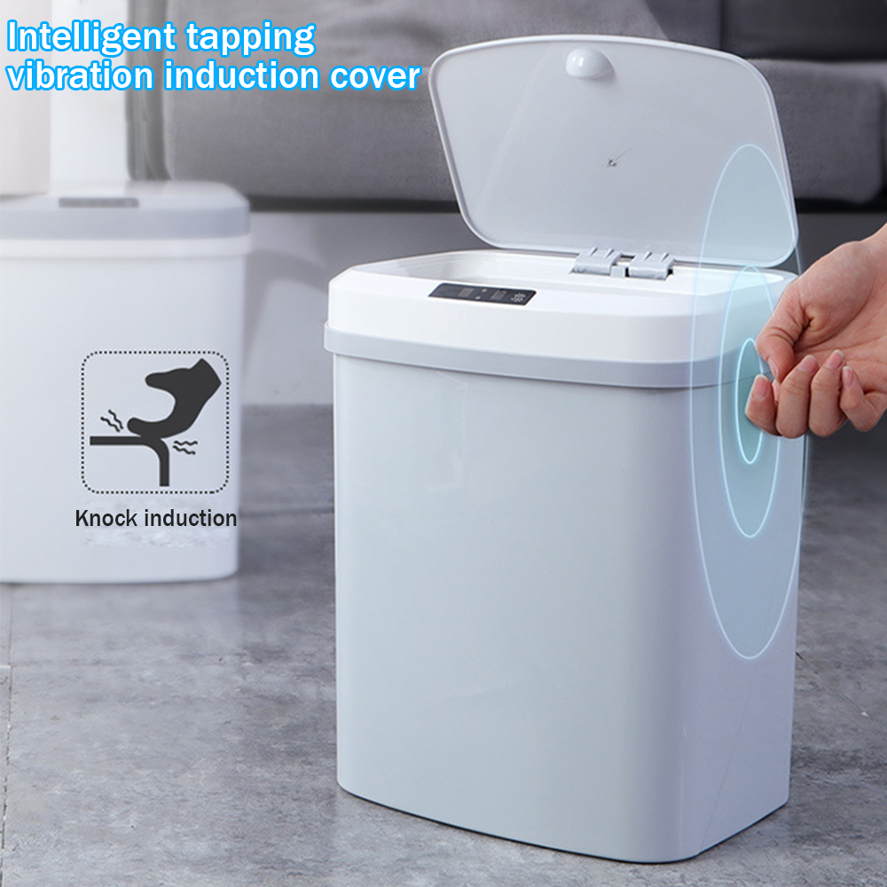 12-15L Elektrische Mülleimer Automatische Touchless Intelligente Induktions Bewegung Sensor Küche Mülleimer Umweltfreundliche Müll Behälter