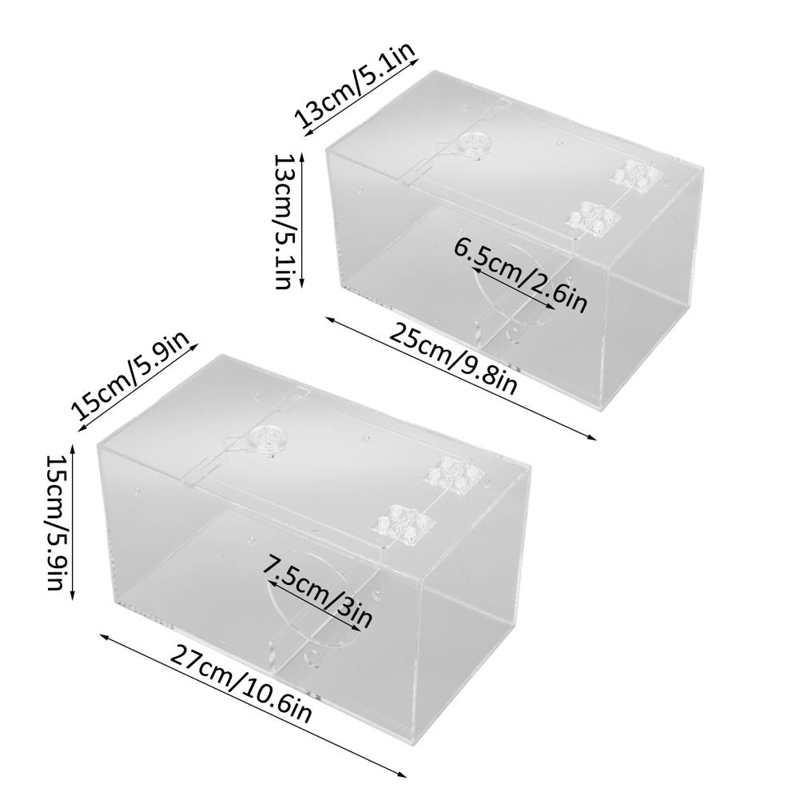 Bird Incubator Cage Easy To Install Fully Transparent Safe Comfortable Parrot Acrylic Breeding Box Encourages Natural Behaviors