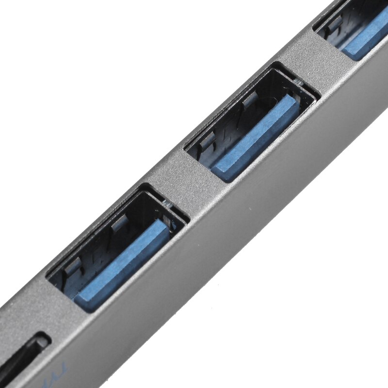 Typ-C Zu 3 Usb Hub Expander Ultra-Dünne Mini Tragbare 3-Hafen Usb 2,0 Hub Usb C Hub Typ C Hub Ethernet Adapter
