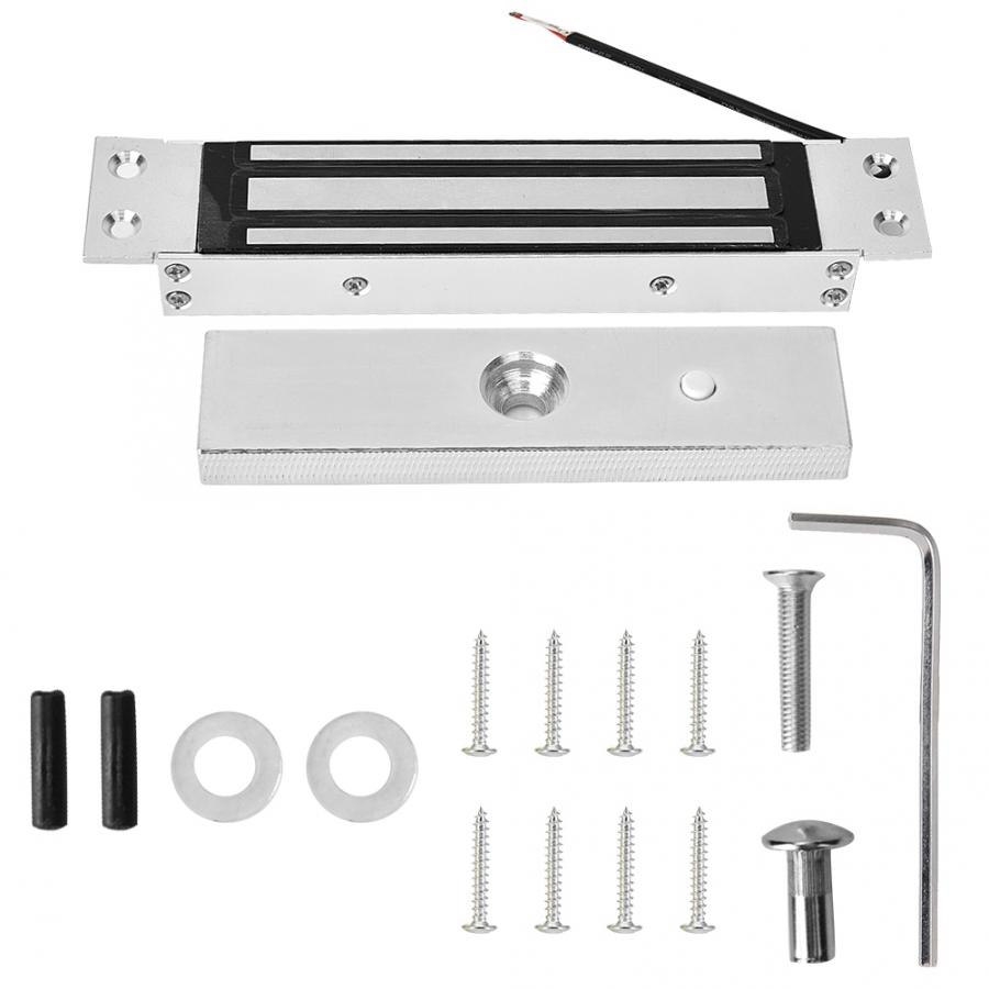 Magnetic Lock DC 12V 180kg Holding Force Embedded Electric Magnetic Lock Electromagnetic Lock Access Control cerradura: Default Title