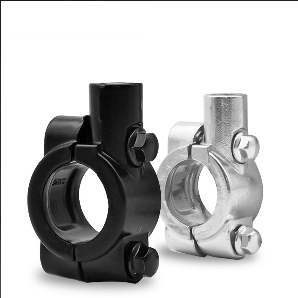 2 Stuks Motorfiets Accessoires Zwart Zilver Spiegel Mount Klem Achteruitkijkspiegel Houder Maat 22 Mm 10 Mm 8mm 10 Mm 25 Mm