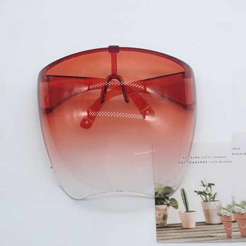 Colorful Full Face Shield Unisex Oversized Eye Shield Visor Sunglasses Face Cover Guard Protector Anti-spray Mask Kitchen Tools: 08