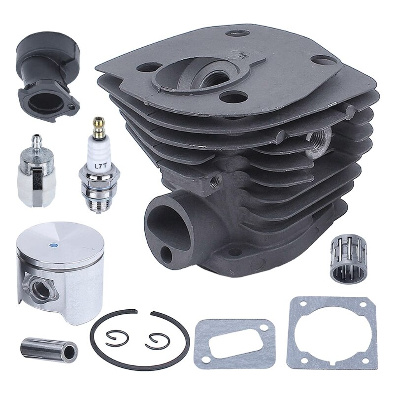 Kit Piston Cylindre 44mm Pour Scie à Chaîne Husqvarna 445, 450, 450e - Capacité Thermique Améliorée - 10