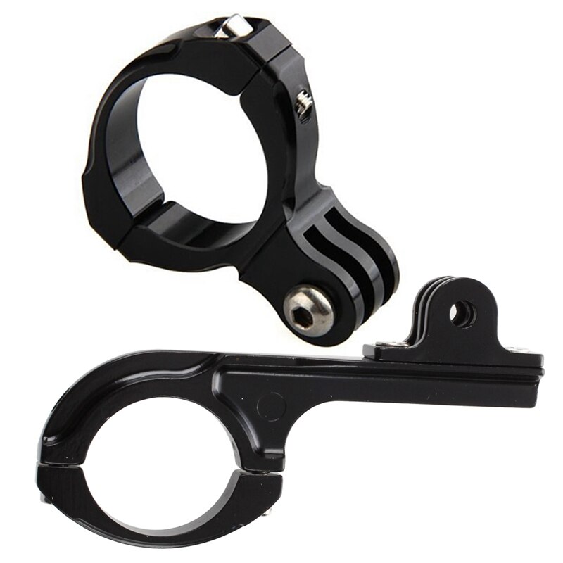 1 Uds. St-86 adaptador de Base de soporte de manillar de bicicleta y 1 Uds. Soporte redondo de Base de montaje de manillar de bicicleta para Gopro Hero 2 3