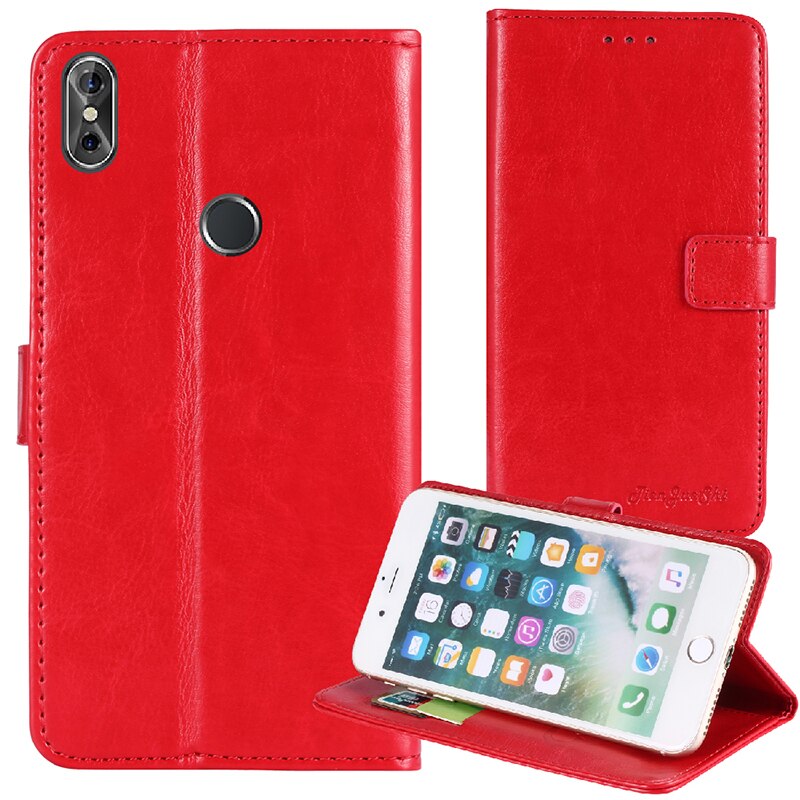 TienJueShi Deluxe PU Premium Business Protection Leather Cover Phone Case For Konrow sky lite Plus Shell Wallet Etui Skin