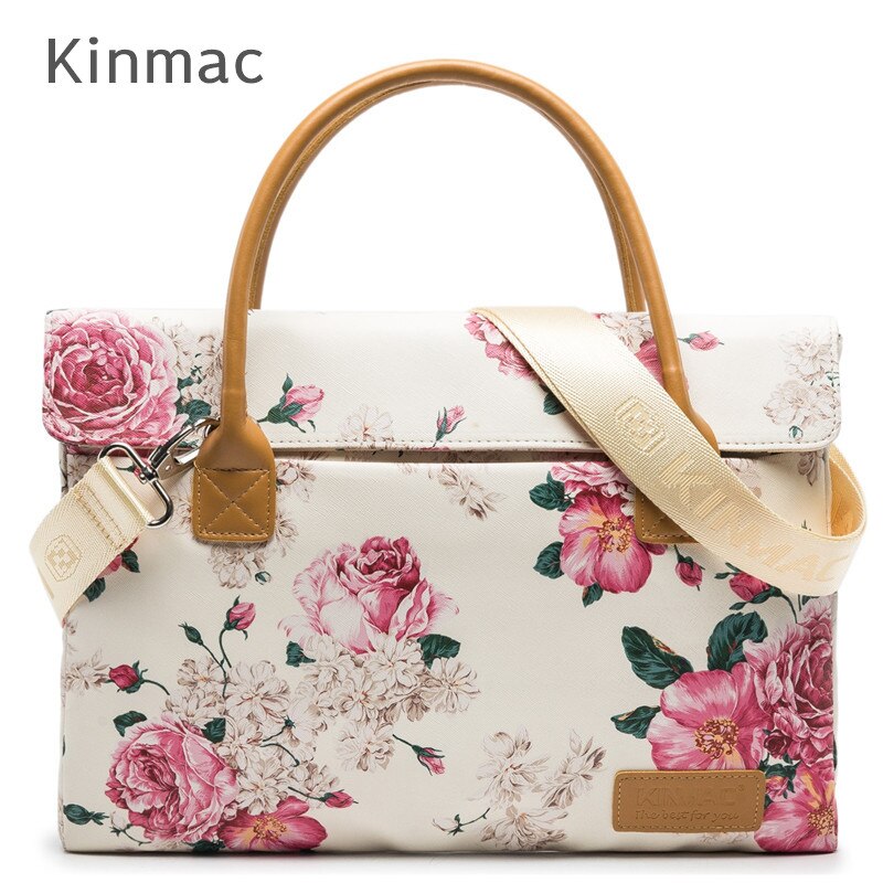 Märke kinmac messenger lady bag laptopväska 13 " ,14 " ,15 " ,15.6 ", handväska för macbook 13.3 " ,15.4 ", gratis