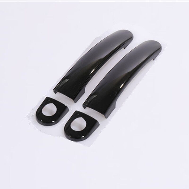 Para VW Golf 5 MK5 Volkswagen Golf V Rabbit 1K 2004 negro brillante cromado cubiertas de manija de puerta de coche accesorios pegatinas de estilo: Morado