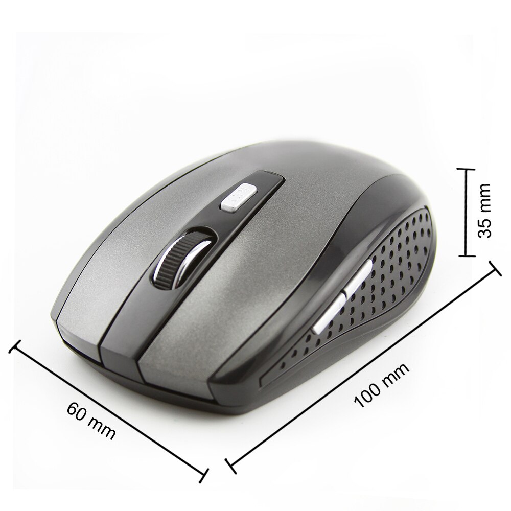 5 przycisk mysz na komputer bezprzewodowy 2.4G ergonomiczny przenośny 1600 DPI regulowany mysz optyczne optyczne USB mysz do laptopa PC