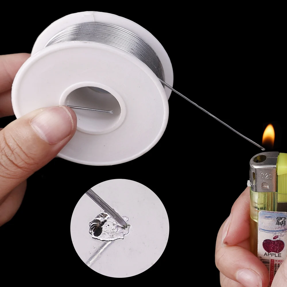 20-100g Tin Wire Soldering with Flux Easy Electrical Repair Melt Stainless Steel Aluminum Copper Iron Metal Welding Cored Rods