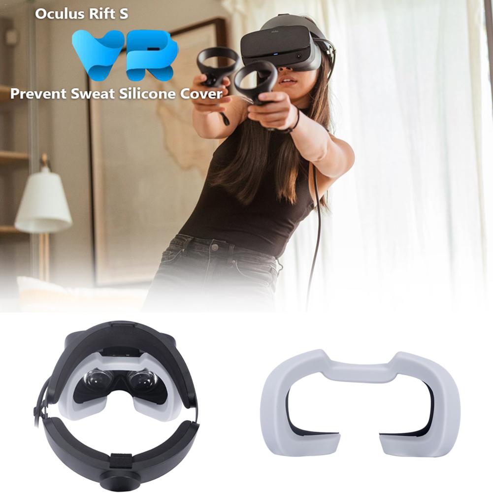 Zweet Absorberende Siliconen Eyeshade Verstelbare En Comfortabele Siliconen Gezichtsmasker Cover Perfect Voor Oculus Rift S