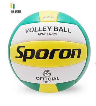 Officiële Maat 5 PU Volleybal Match Volleybal Indoor & Outdoor Training bal Met Gratis Naald 5 Kleuren: 5