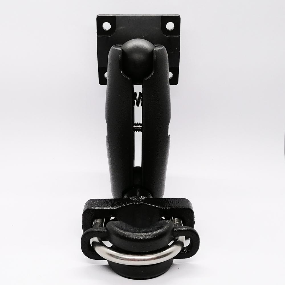 Handlebar Mount with Industrial Standard AMPs Hole Pattern 95MM Double Socket Arm